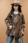 The Mocha Suede Trench Coat